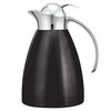 Service Ideas Marquette Series Push Button Stainless Vacuum Insulated Carafe, 33.8 Ounce, Black Onyx MAR10BSPBBX